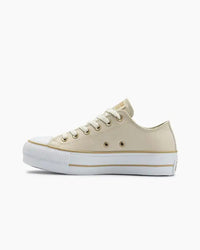 Tênis Converse Chuck Taylor All Star Lift Cano Baixo Bege