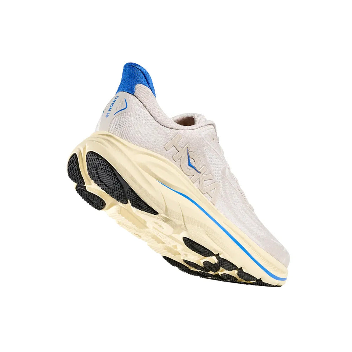 Tênis Hoka Clifton 10 Masculino Bege Azul
