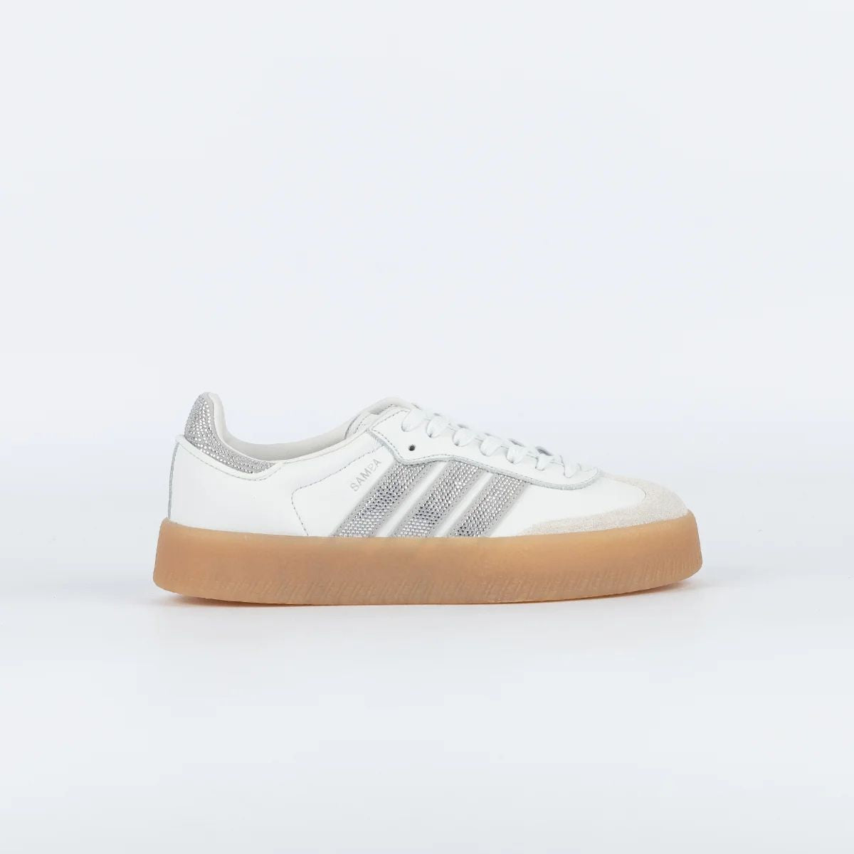 Tênis Adidas Sambae W Crystal White Silver Metallic
