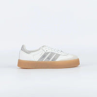 Tênis Adidas Sambae W Crystal White Silver Metallic