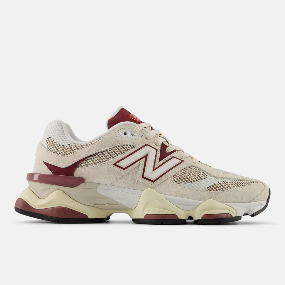 Tênis New Balance 9060 Bege Bordô