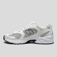 Tenis Nb 530 Unissex Branco Prata