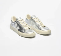 Tênis Veja Campo Chfree Leath Silver White