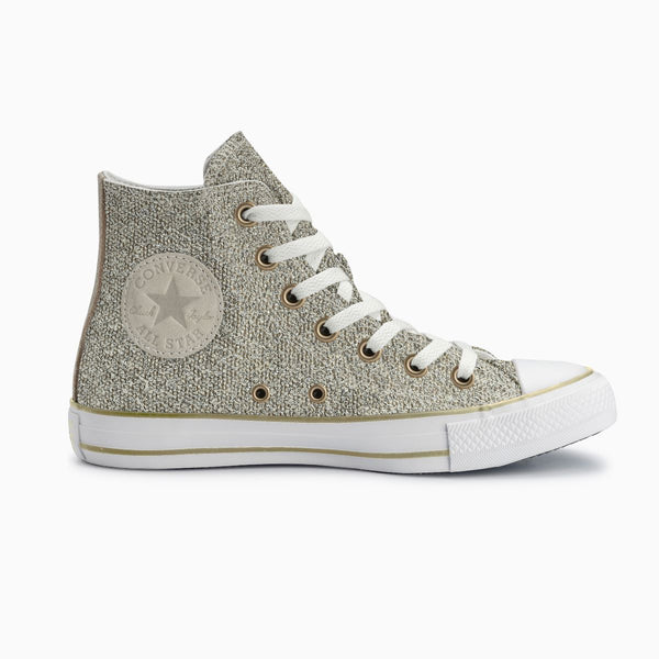 TENIS CONVERSE CHUCK TAYLOR ALL STAR OURO CLARO AMENDOA