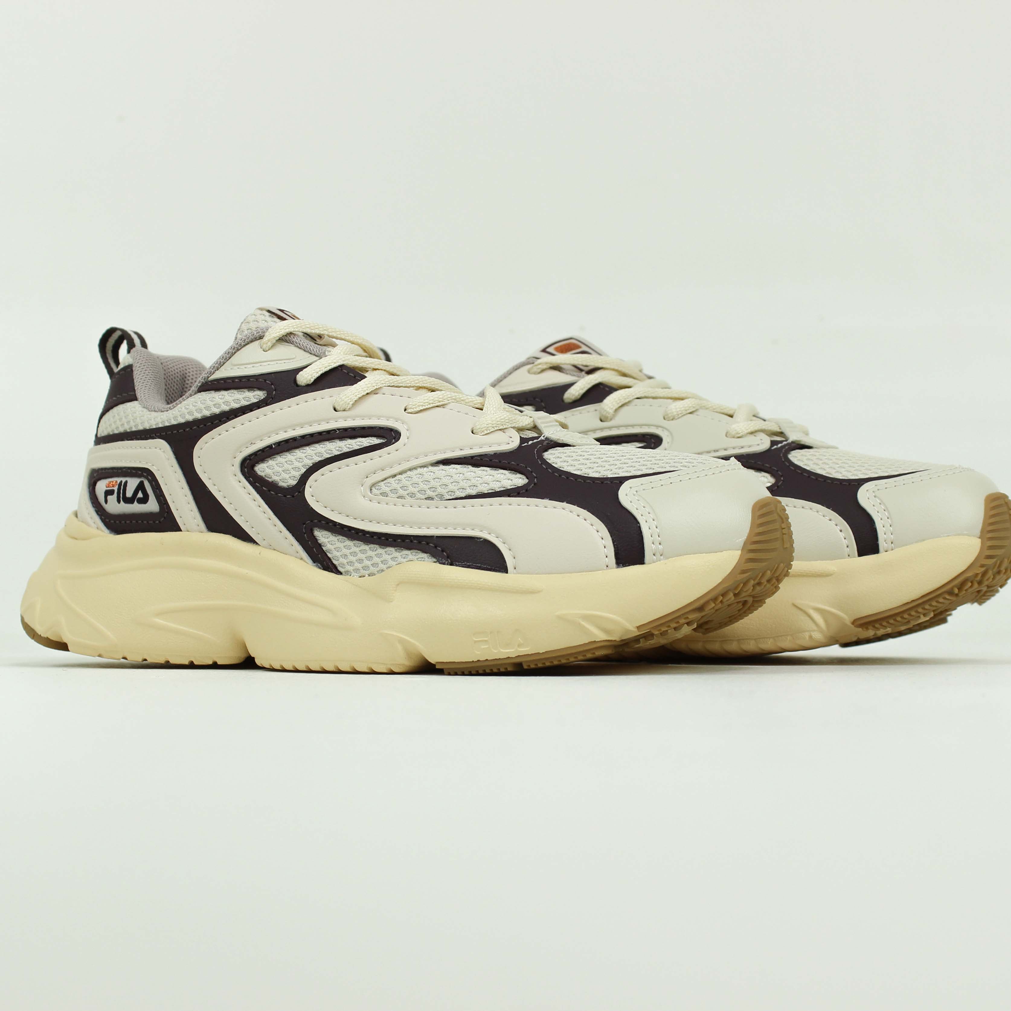 Tenis Fila  Buzzard Bold Feminino Bege Castanho