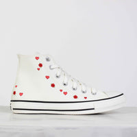 Tênis Converse Chuck Taylor Bem Me Quer Mal Me Quer Branco