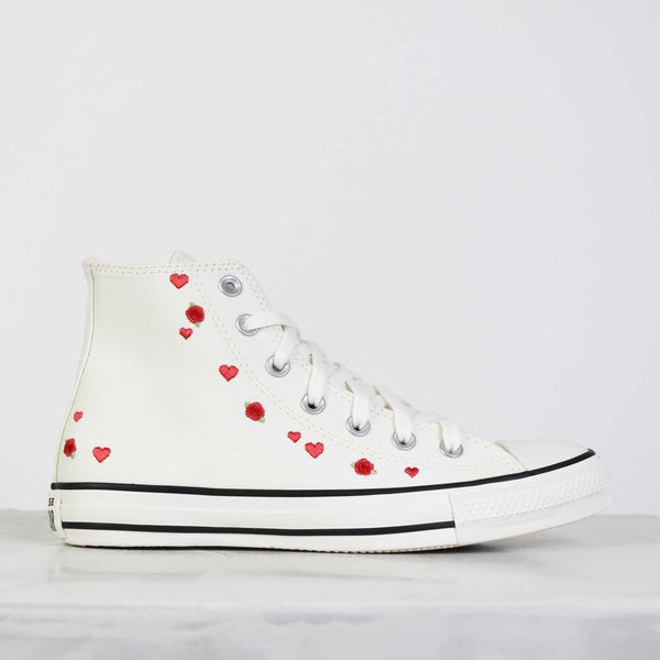 Tênis Converse Chuck Taylor Bem Me Quer Mal Me Quer Branco