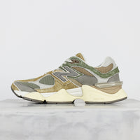 Tênis New Balance 9060 Bege Verde Musgo Marrom