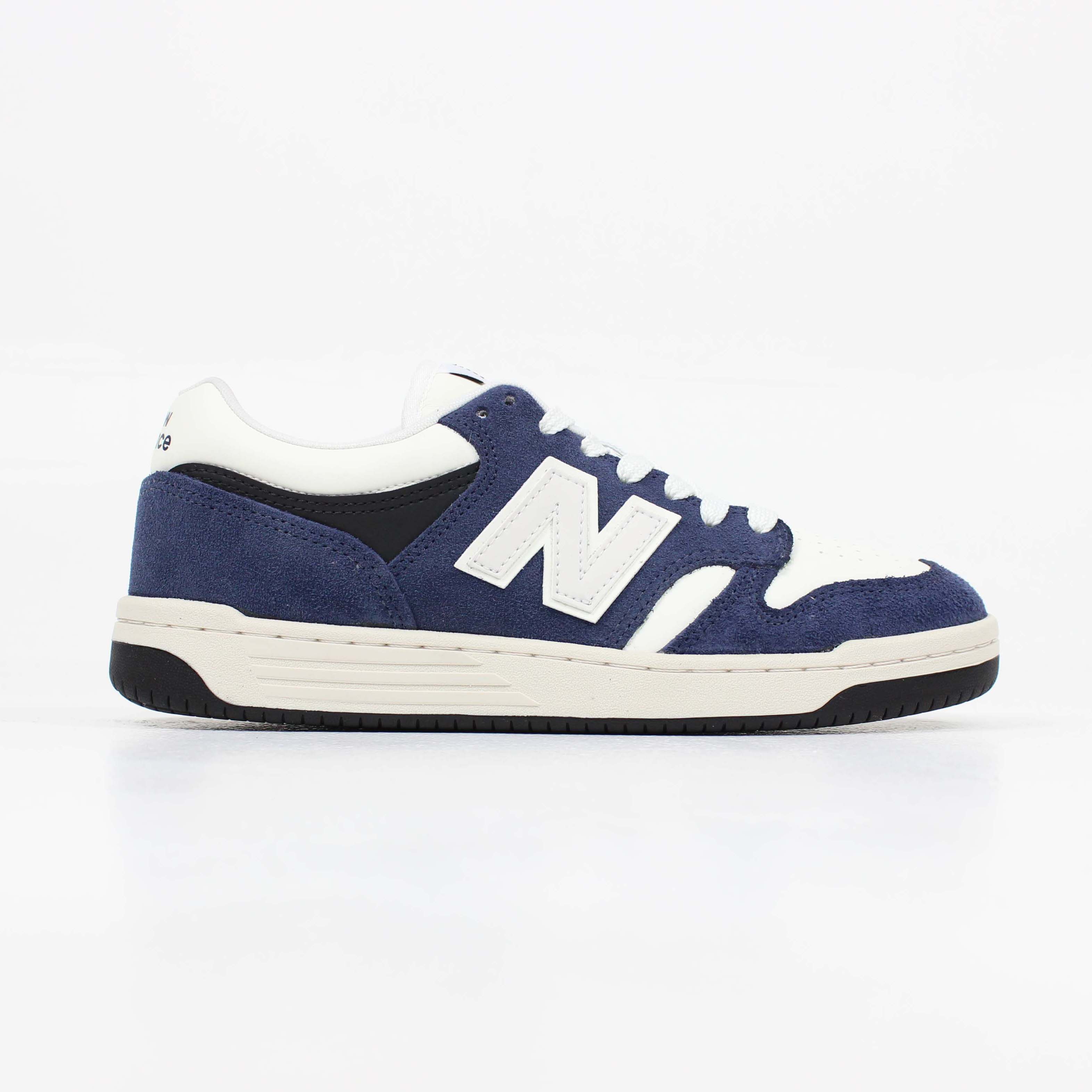 Tênis New Balance 480 Low Marinho Bege Claro