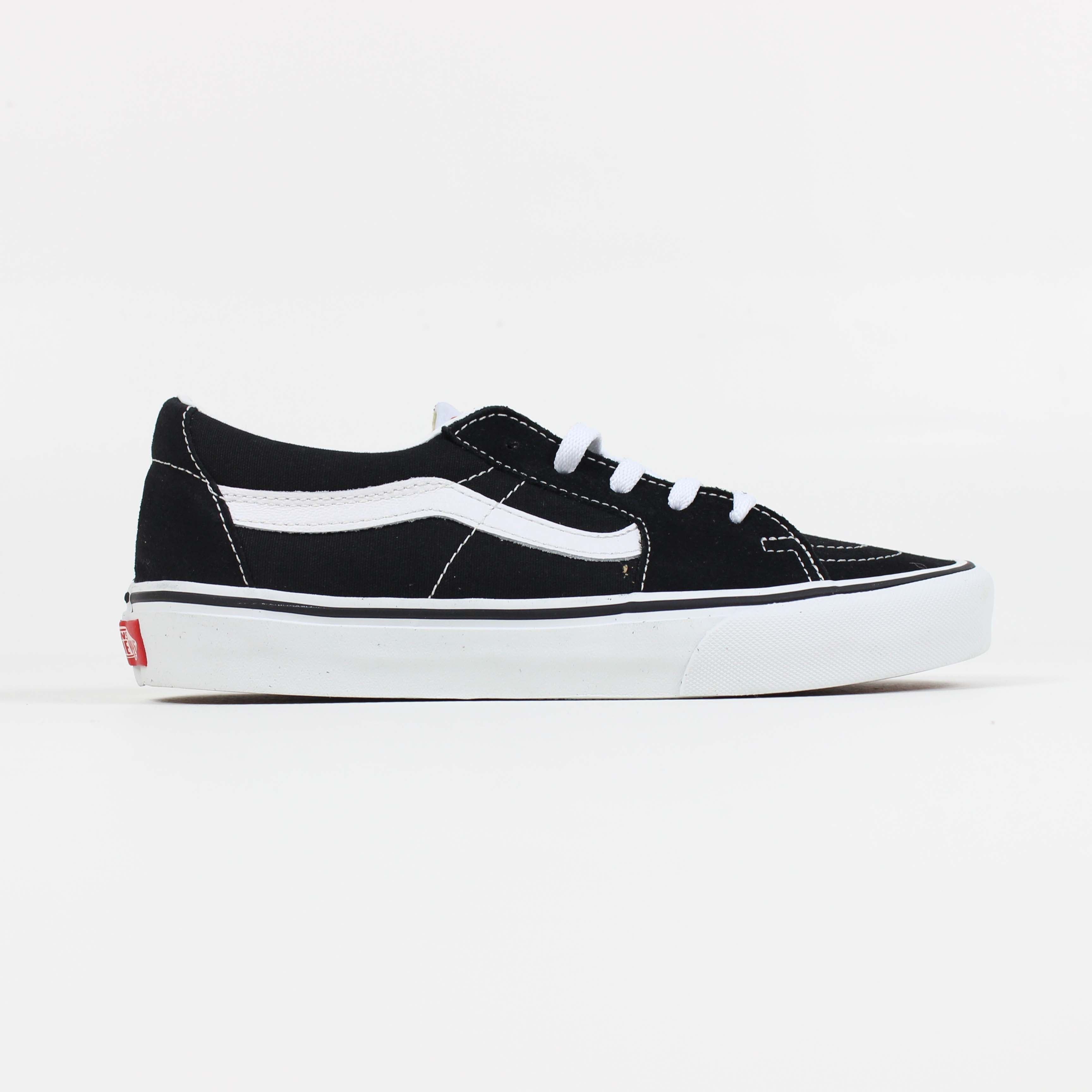Tênis Vans Sk8-Low Couro Black True White