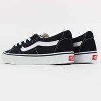 Tênis Vans Sk8-Low Couro Black True White