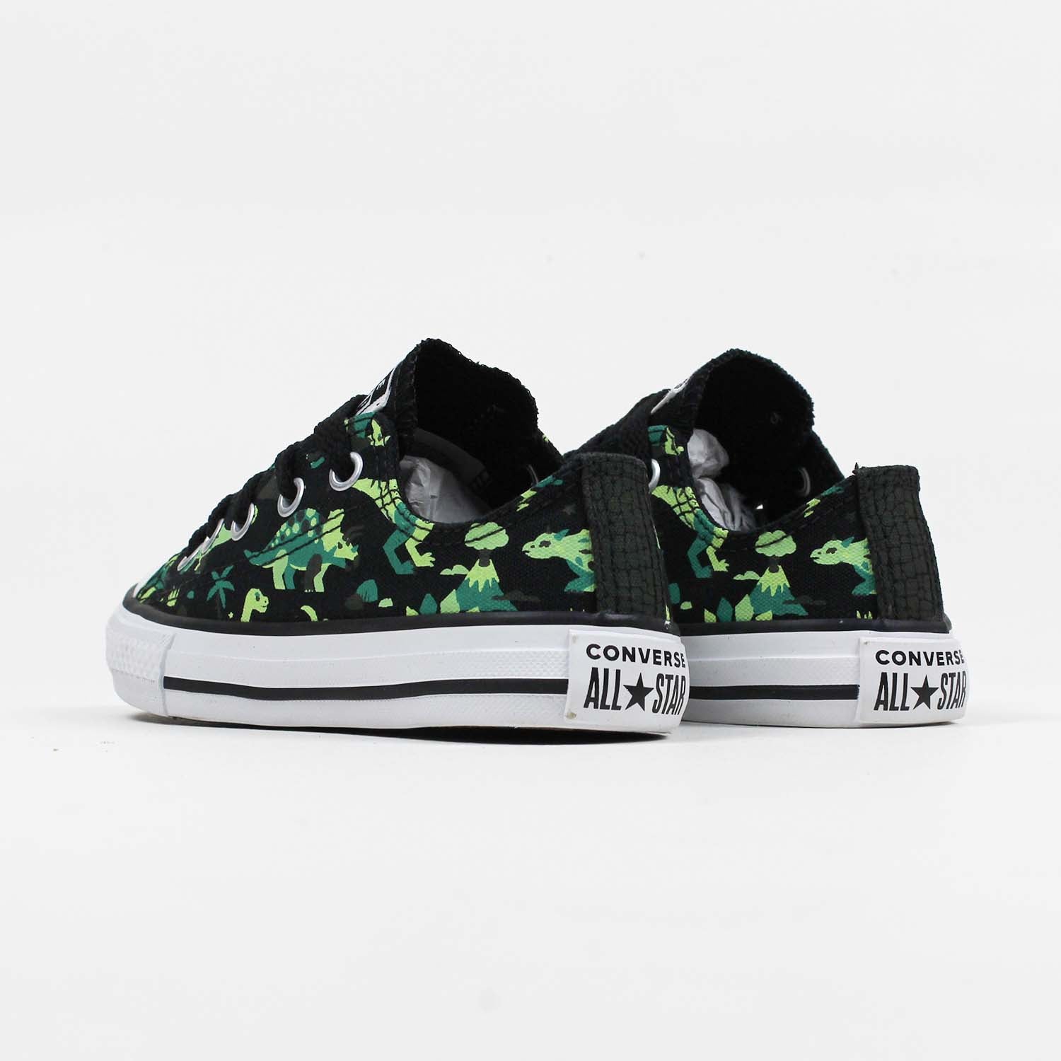 Chuck Taylor All Star Dino Juvenil Cano Baixo Preto
