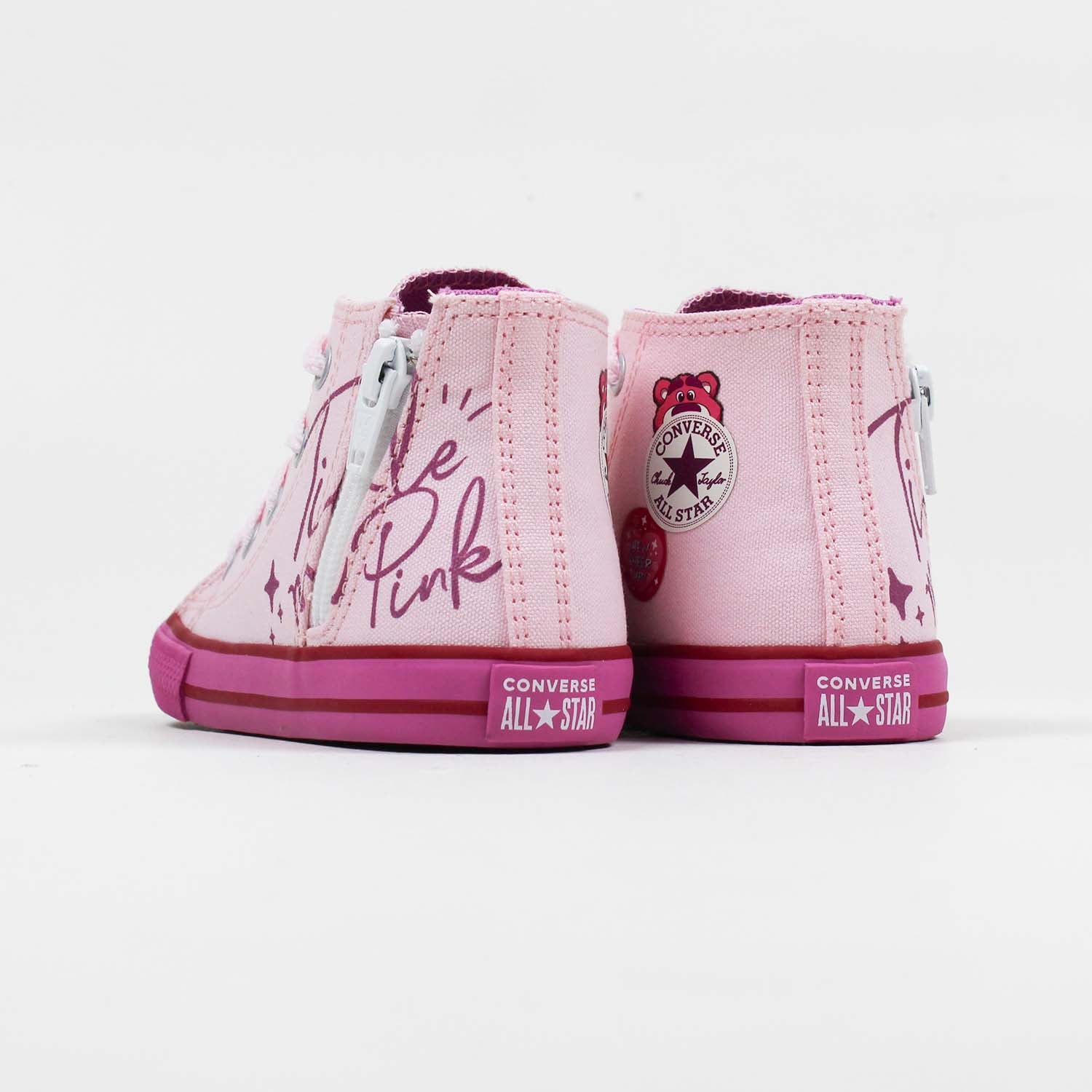 Converse Chuck Taylor All Star Side Zip Cano Alto Rosa
