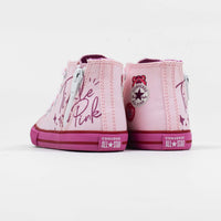 Converse Chuck Taylor All Star Side Zip Cano Alto Rosa