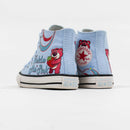 Tênis Converse Chuck Taylor All Star Juvenil Cano Alto Azul