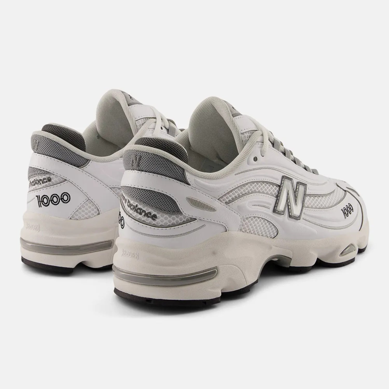 Tênis New Balance 1000 Branco Cinza Claro