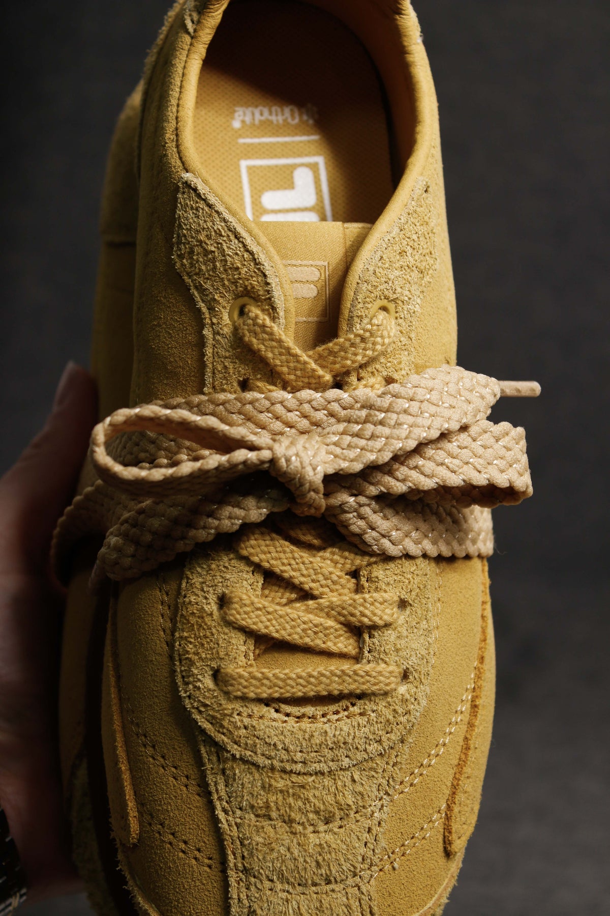 Tenis Fila Ritmo Sleek Lx Feminino Amarelo Mostarda