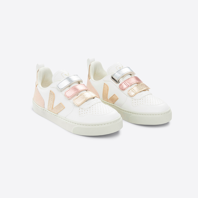 Tênis Vert Infantil V-10 Chromefree Multico Extra White Shiny