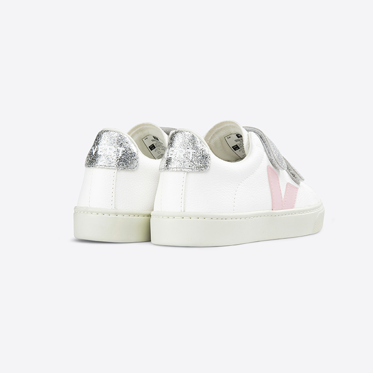 Tênis Vert Infantil Esplar Chromefree Extra White Petale Silver