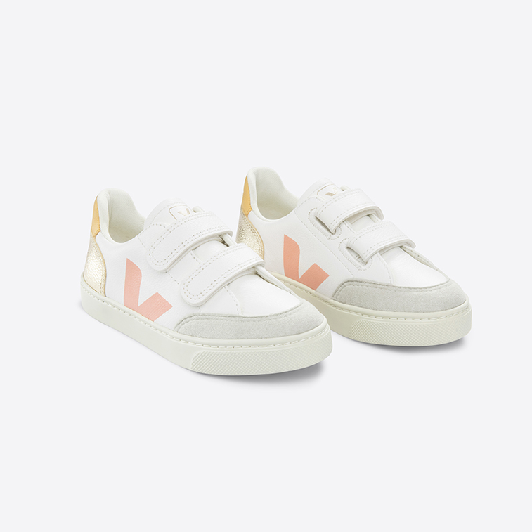 Tênis Vert Infantil V-12 Chromefree White Multico Platine