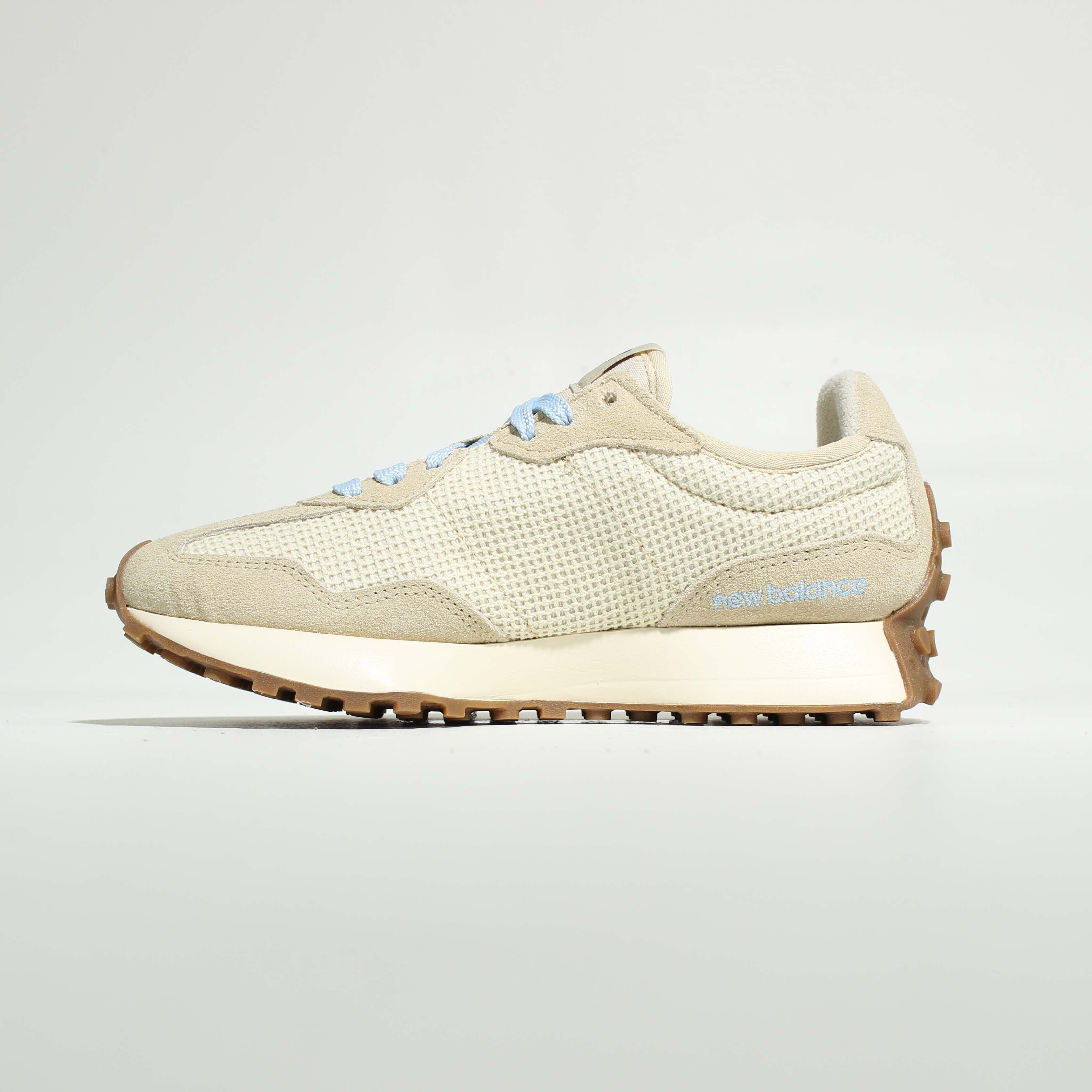 Tênis New Balance 327 Feminino Bege Azul Claro