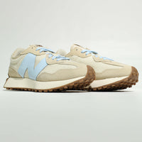 Tênis New Balance 327 Feminino Bege Azul Claro