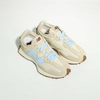 Tênis New Balance 327 Feminino Bege Azul Claro