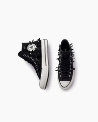 Tênis Converse Chuck 70 Bow Studded Cano Alto Preto