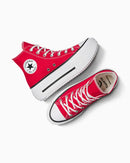 Tênis Converse All Star Lift Double Stack Plaid Mid Vermelho