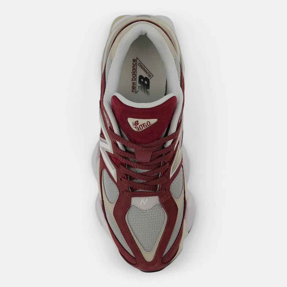 Tênis New Balance 9060 Bordô Bege