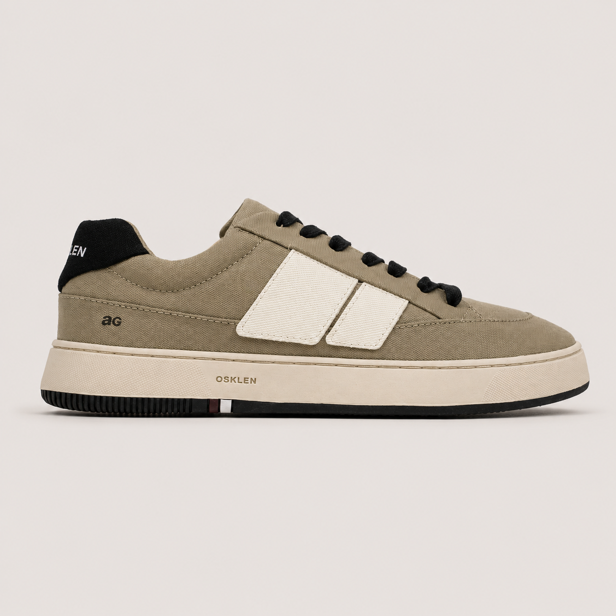 Tênis Osklen Canvas AG Sneaker Caqui