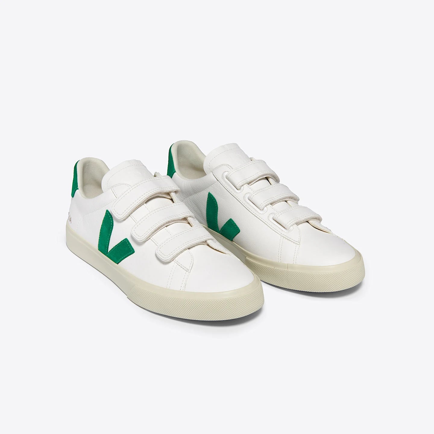 Tênis Veja Recife Logo Chromefree Leather Ex White Emeraude