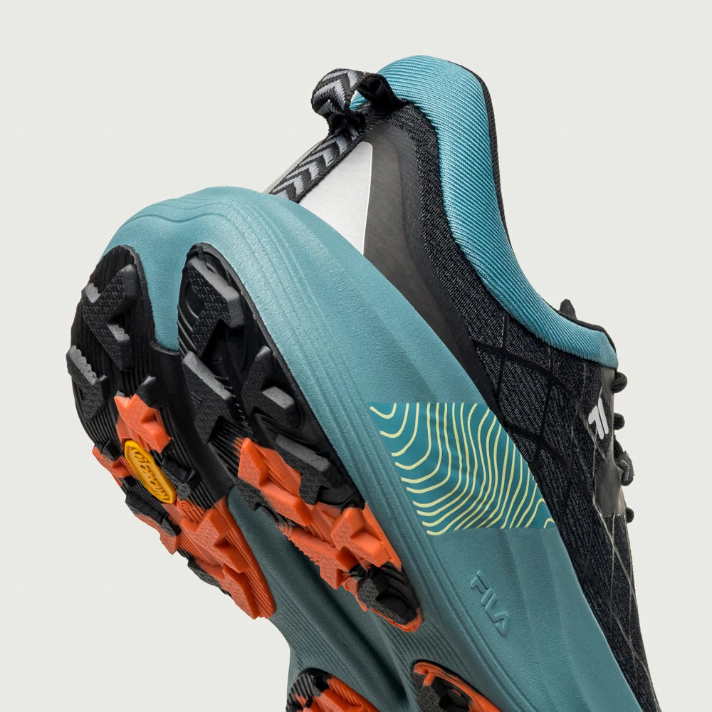 Tenis Fila Racer Skytrail Masculino Preto Azul Petroleo