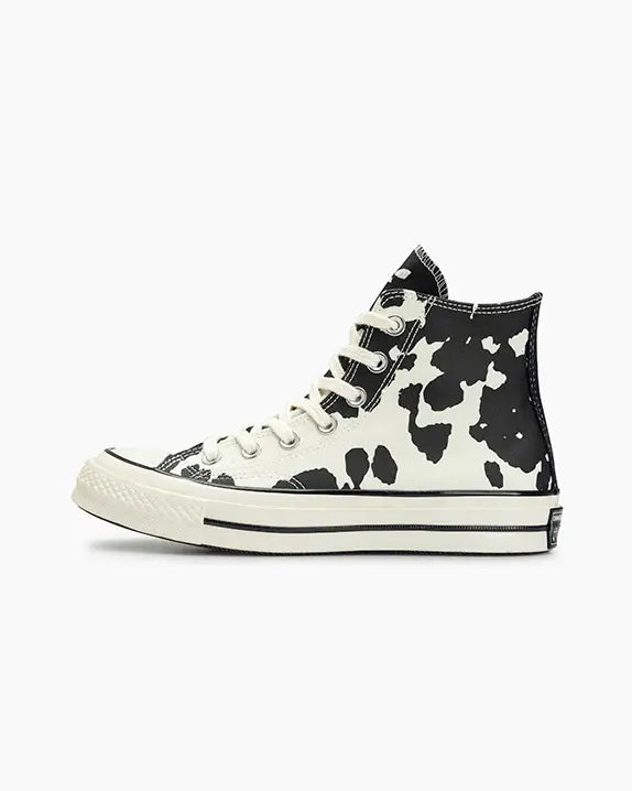 Chuck 70 Cow Print Cano Alto Preto
