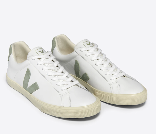 Tênis Veja Esplar Logo Leather Ex White Clay
