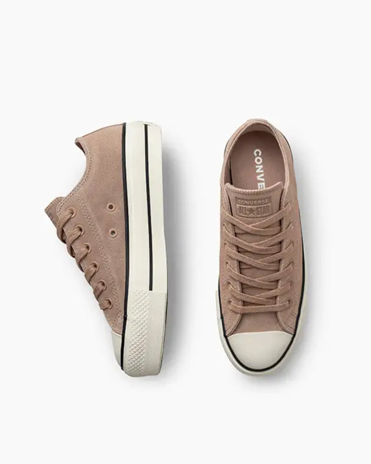 Tênis Converse Chuck Taylor Lift Crafted Colors Suede  Bege