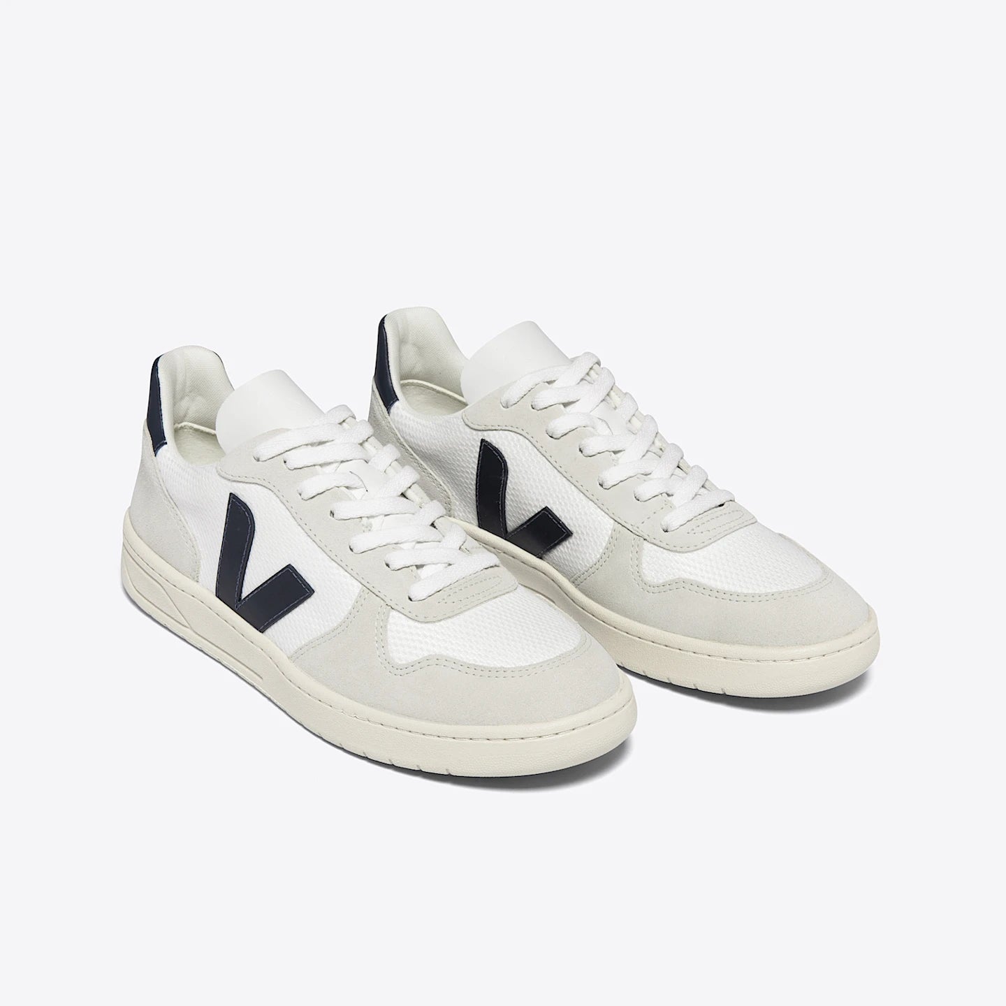 Tênis Veja V-10 B-Mesh White Nautico