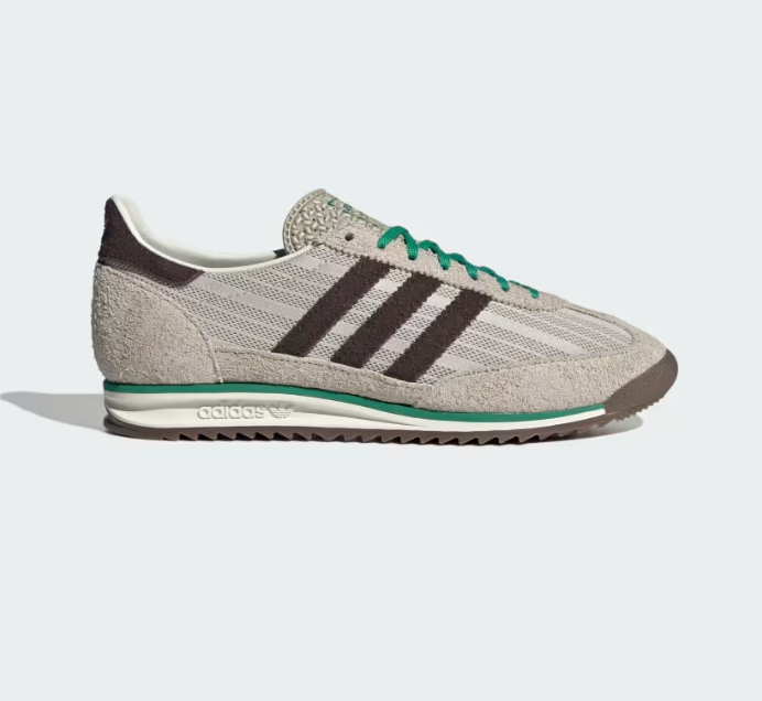 Tênis Adidas SL 72 OG  Bege Aurora Coffe Verde