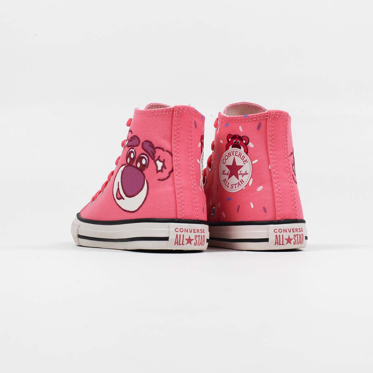 Tênis Converse Urso Lotso Chuck Taylor All Star Mid Rosa