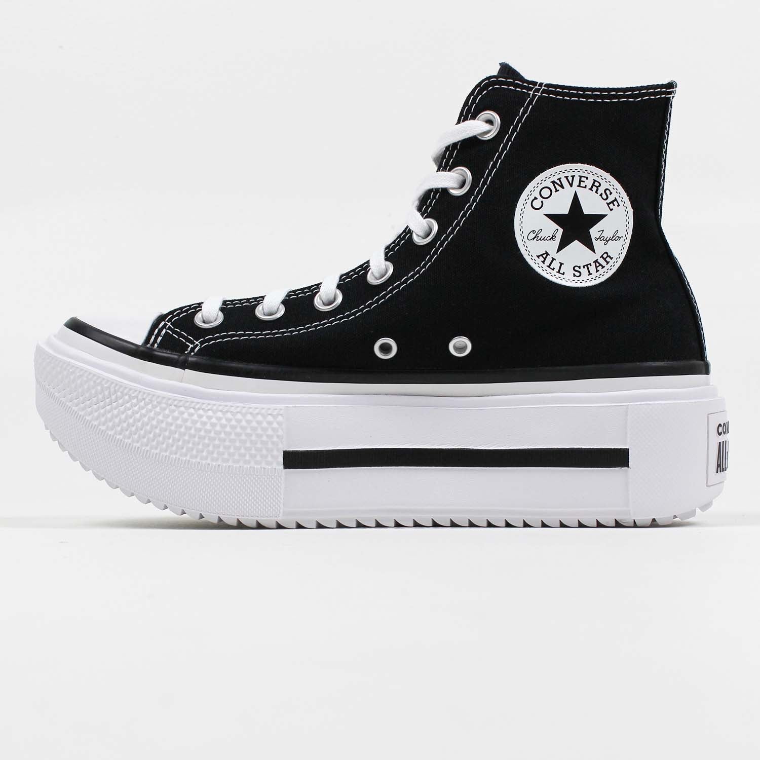 Tênis Converse Chuck Taylor Lift Double Stack Mid Preto