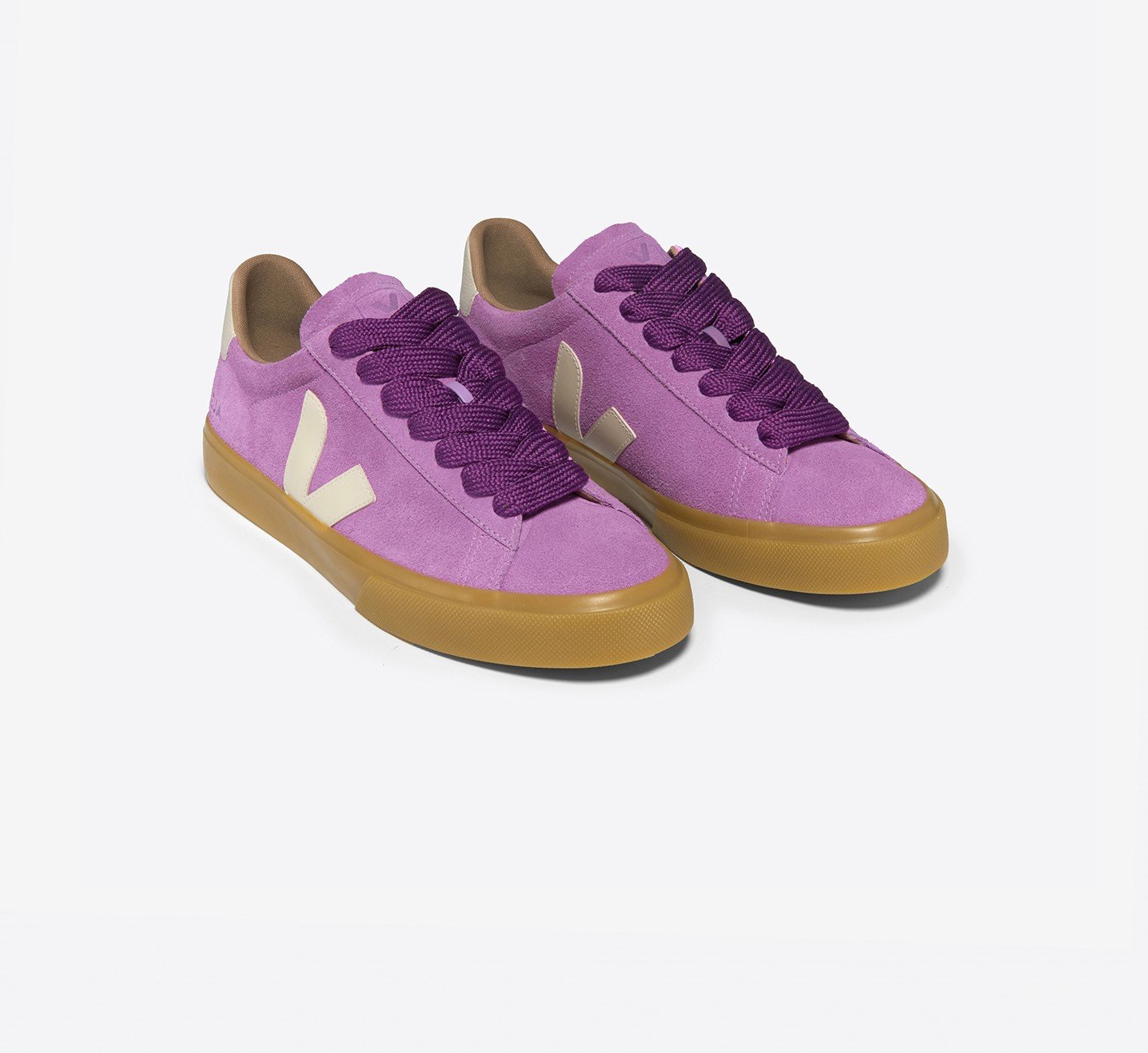 Tênis Veja Campo Bold Suede Mulberry Pierre