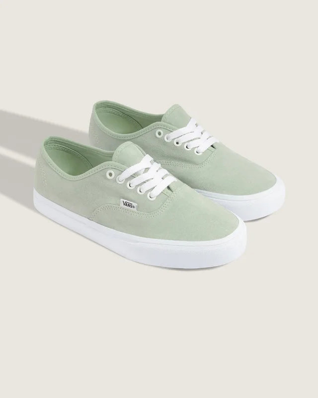 Tenis Vans Authentic Suede  Dusty Mint White Verde Claro