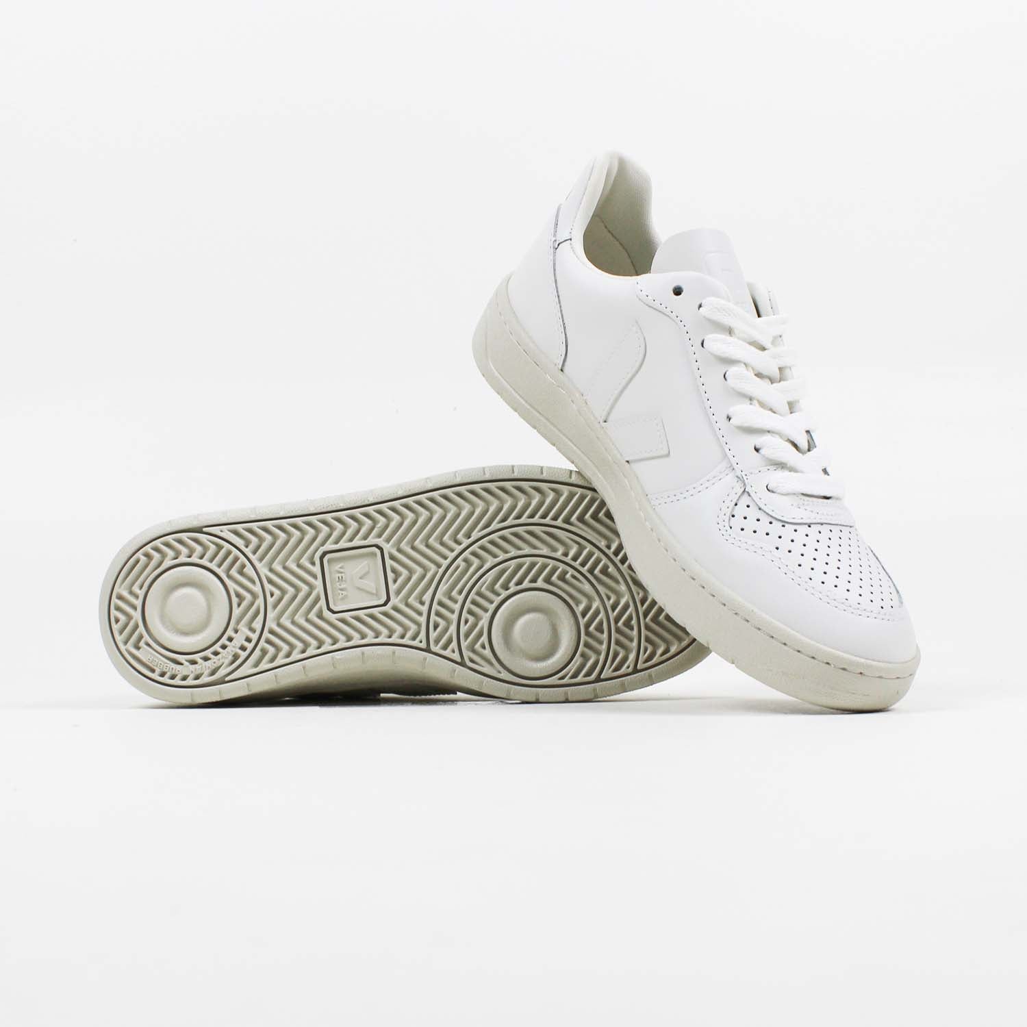 Tênis Veja V-10 Leather Extra White Feminino