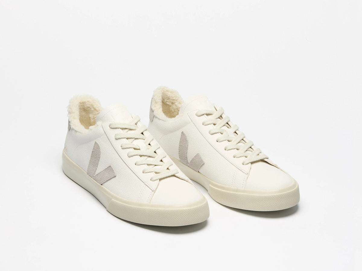 Tênis Veja Campo Winter Extra White Light Grey