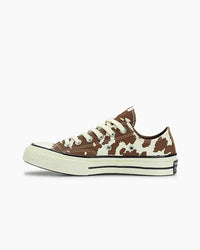 Tênis Converse Chuck 70 Cow Print Cano Baixo Marrom