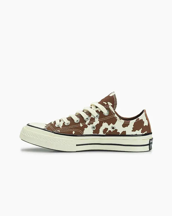 Tênis Converse Chuck 70 Cow Print Cano Baixo Marrom