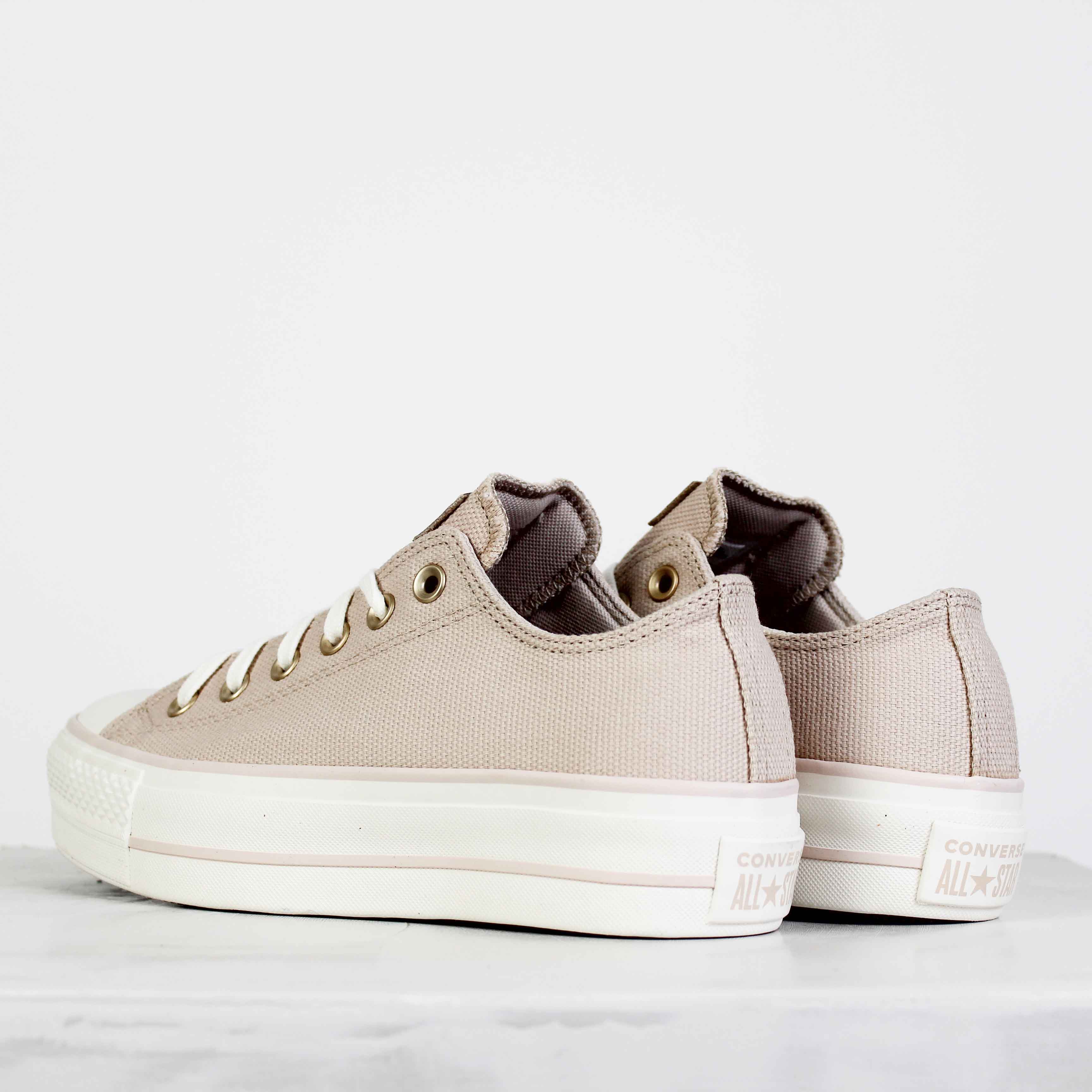 Tênis Chuck Taylor All Star Lift Taylored Lux Bege