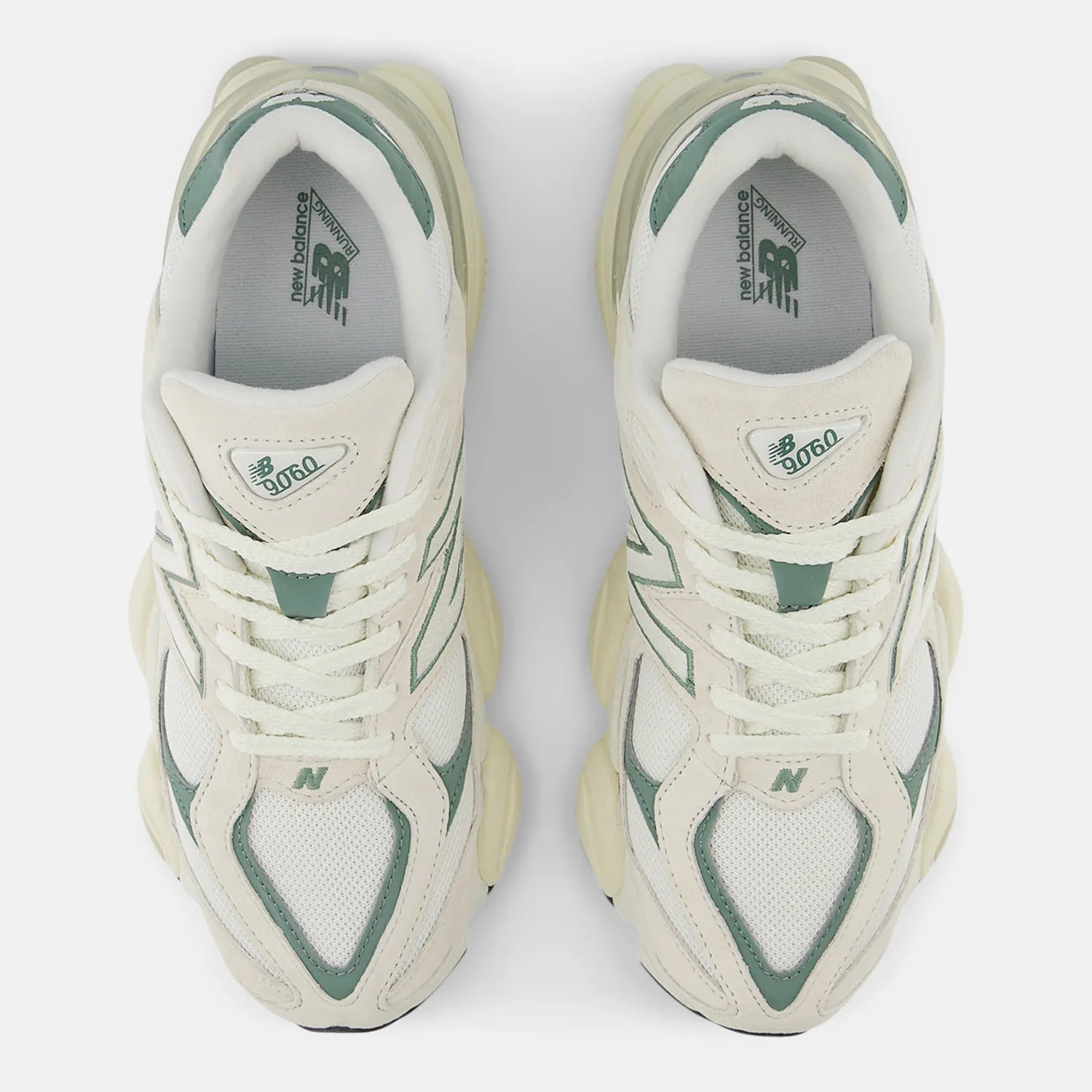 Tênis New Balance 9060 Off White Green