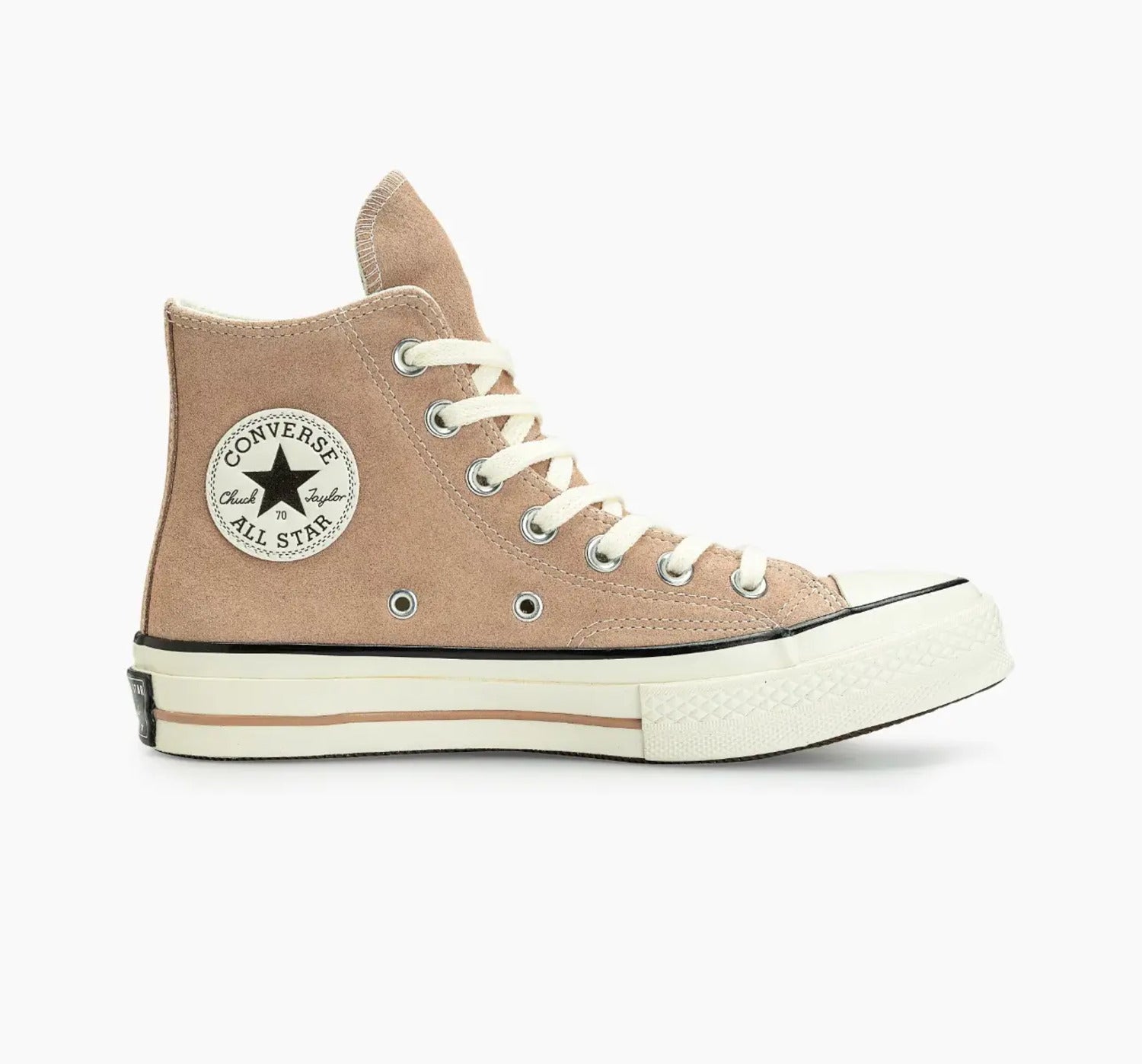 Tênis Converse Chuck 70 Seasonal Suede Cano Alto Bege