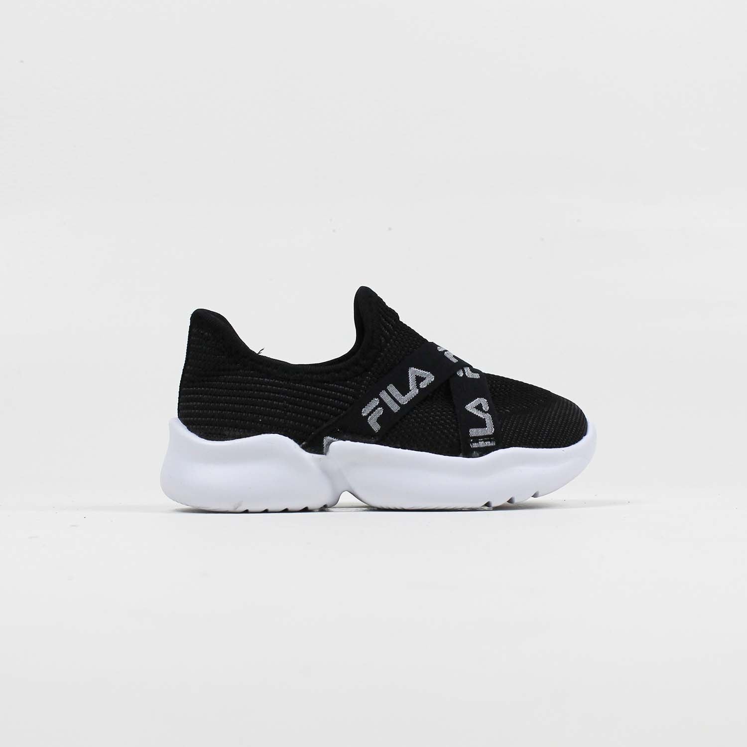Tênis Fila Play Baby Preto e Branco